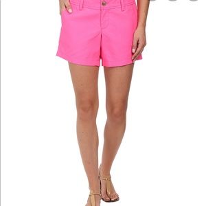 Worn once! Lilly Pulitzer Callahan short Tropical Pink